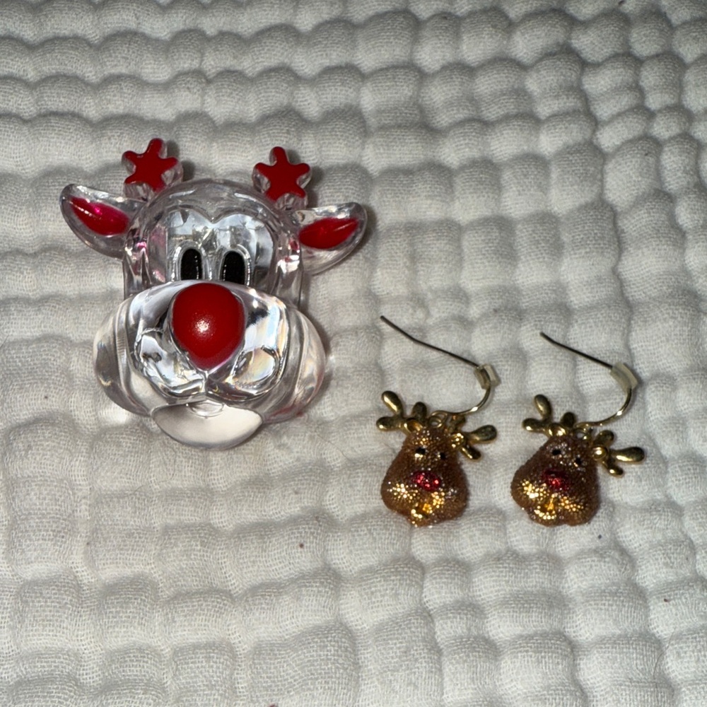 Festive Reindeer Kids Accessory Set